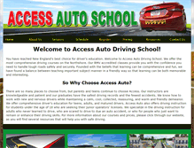 Tablet Screenshot of accessautoschool.com